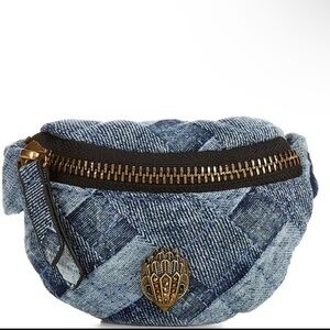 Lurt Geiger Kensington denim scrunchie wristlet